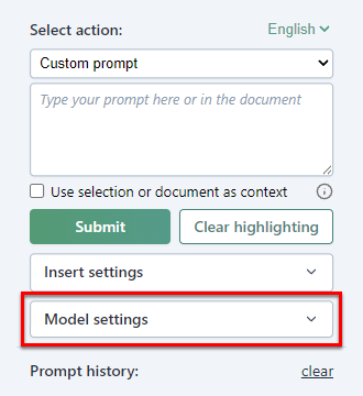 Select a model