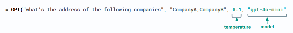 These two parameters come last in the formula