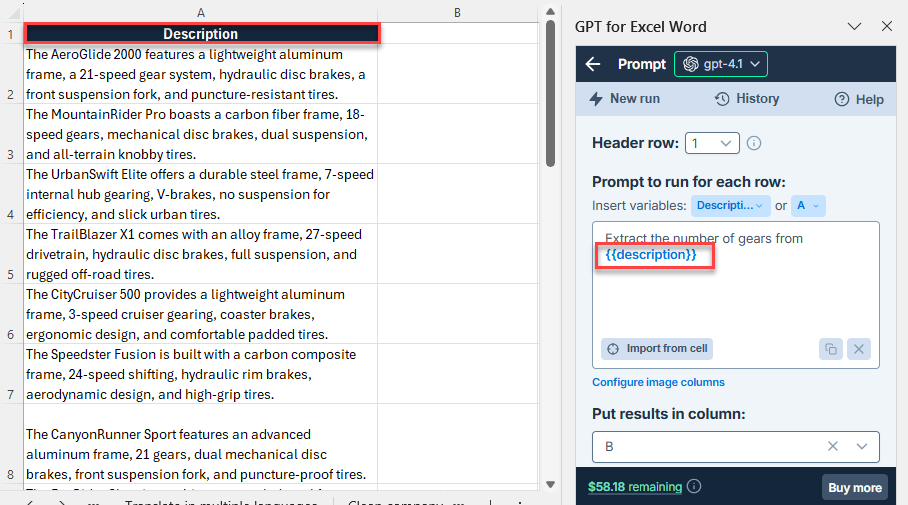 Case-insensitive matching in the Custom prompt bulk tool