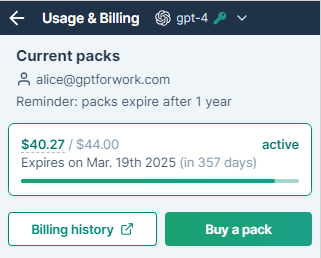 Account info popup showing Microsoft account