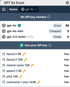 Ollama endpoint URL configuration in API key settings