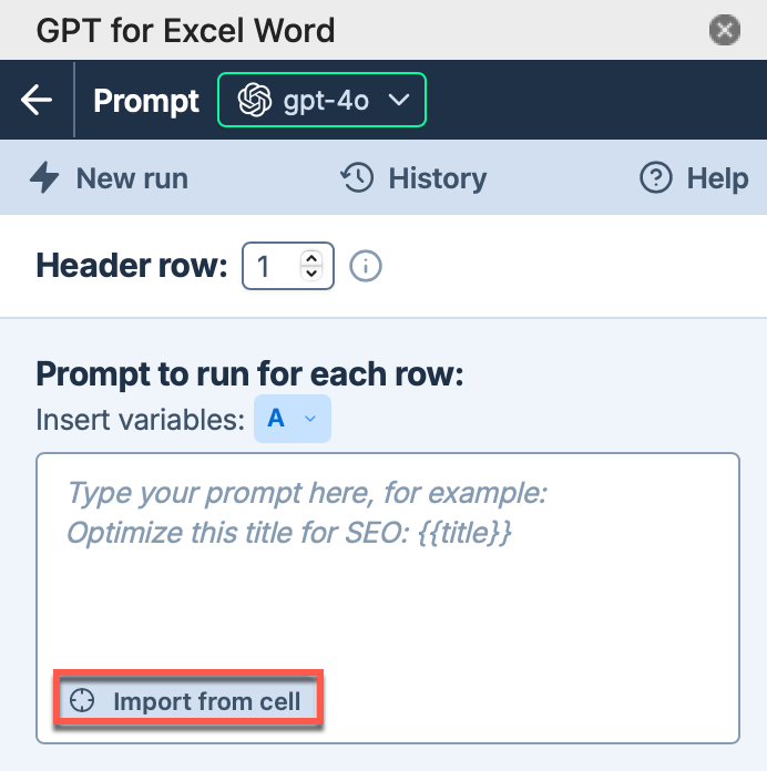 Custom prompt bulk tool